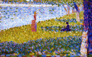  Georges Seurat Women by the Water - Canvas Art Print