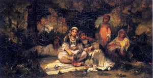  Narcisse Virgilio Diaz De la Pena  Women in a Forest - Canvas Art Print
