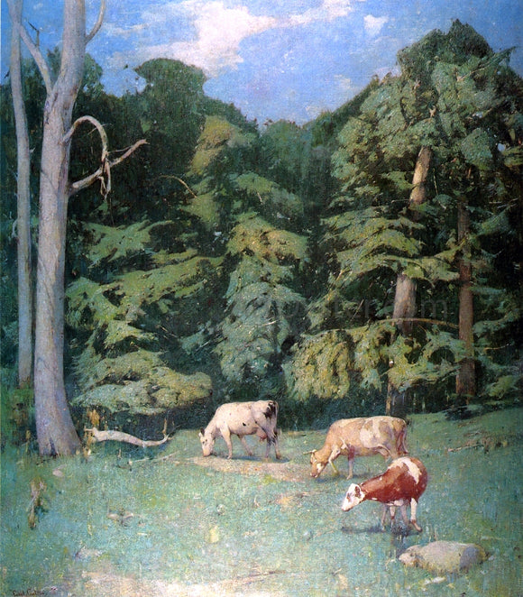  Emil Carlsen Wood Pasture - Canvas Art Print