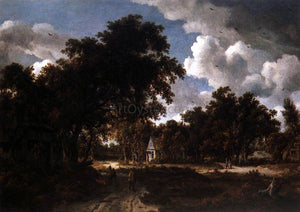 Meyndert Hobbema Wooded Landscape - Canvas Art Print
