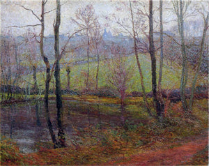  Gustave Loiseau Wooded Landscape - Canvas Art Print
