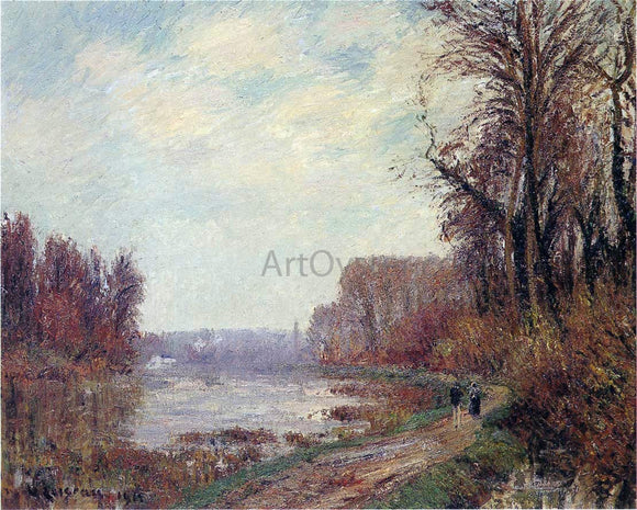  Gustave Loiseau Woods by the Oise River - Canvas Art Print