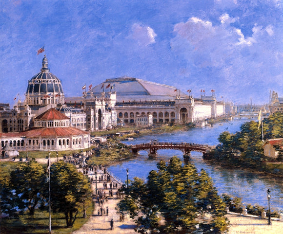  Theodore Robinson World's Columbian Exposition - Canvas Art Print