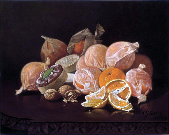  Thomas Sedgwich Steele Wrapped Oranges - Canvas Art Print