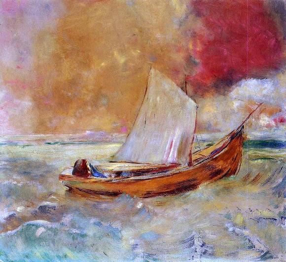  Odilon Redon Yellow Boat - Canvas Art Print