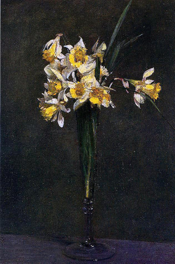  Henri Fantin-Latour Yellow Flowers (also known as Coucous) - Canvas Art Print