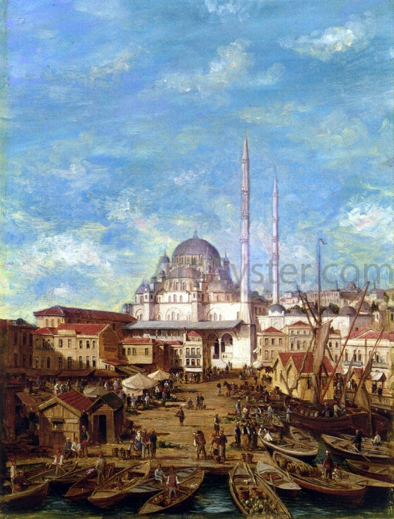  Robert Laurens Mols Yeni Cami, Constantinople - Canvas Art Print