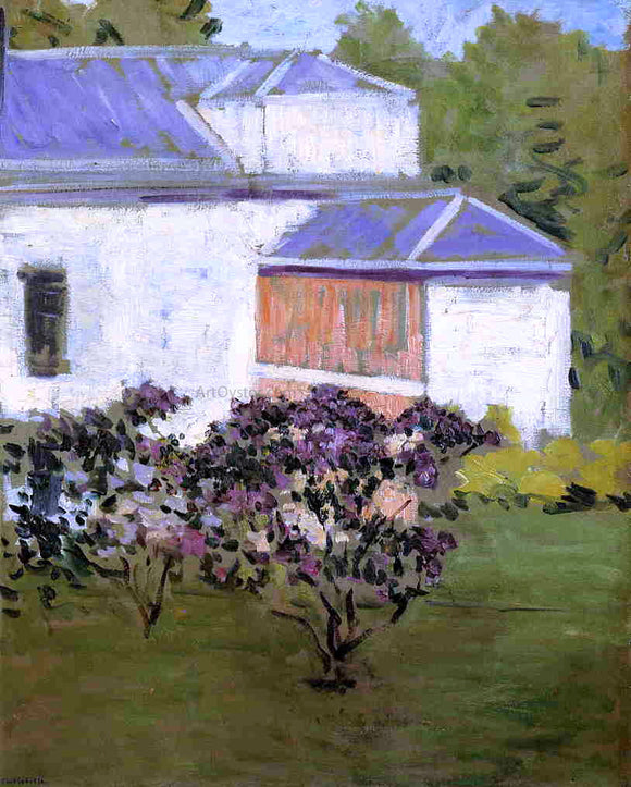  Gustave Caillebotte Yerres, Part of the South Facade of the 'Casin' - Canvas Art Print