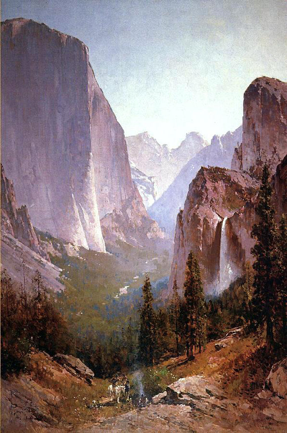  Thomas Hill Yosemite - Canvas Art Print