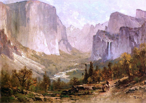  Thomas Hill Yosemite Valley - Canvas Art Print