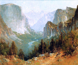  Thomas Hill Yosemite Valley from Inspiration Point - Canvas Art Print