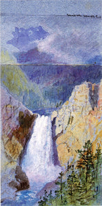  William Stanley Haseltine Yosemite Valley, Yellowstone Park - Canvas Art Print