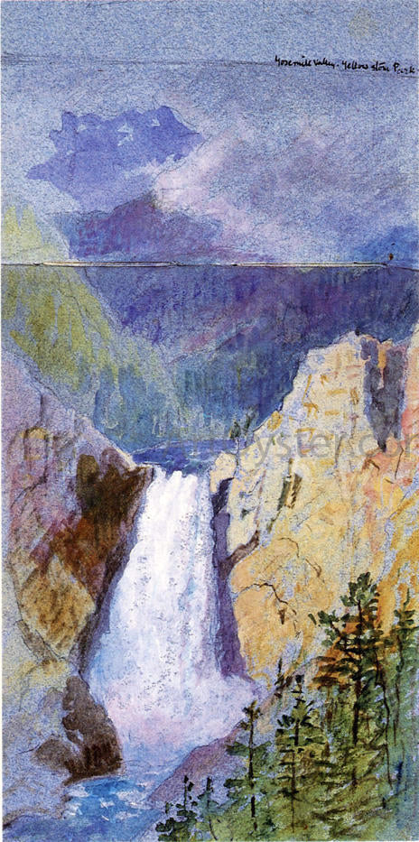  William Stanley Haseltine Yosemite Valley, Yellowstone Park - Canvas Art Print