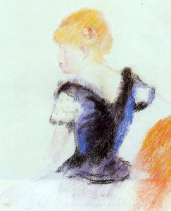  Pierre Auguste Renoir Young Blond Girl - Canvas Art Print