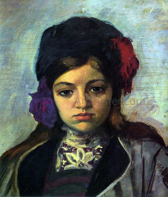  Henri Lebasque Young Child in a Turban - Canvas Art Print