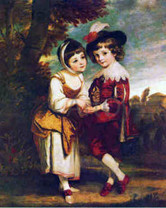  Sir Joshua Reynolds Young Fortune Teller - Canvas Art Print