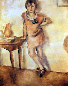  Jules Pascin Young Girl in a Dress - Canvas Art Print
