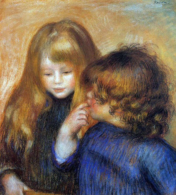  Pierre Auguste Renoir Young Gypsy Girls - Canvas Art Print