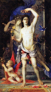  Gustave Moreau Young Man and Death - Canvas Art Print