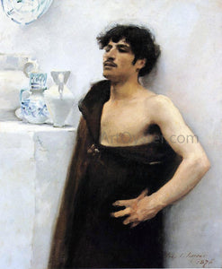  John Singer Sargent Young Man in Reverie - Canvas Art Print