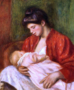  Pierre Auguste Renoir Young Mother - Canvas Art Print