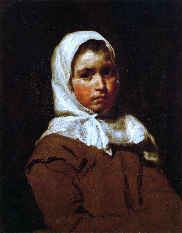  Diego Velazquez Young Peasant Girl - Canvas Art Print
