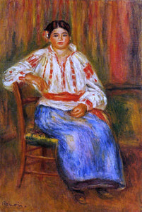  Pierre Auguste Renoir Young Roumanian - Canvas Art Print