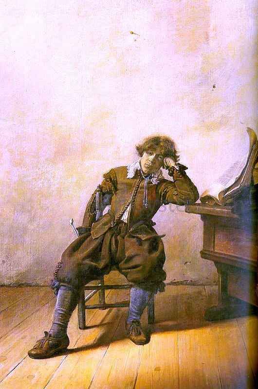  Pieter Codde Young Scholar in his Study - Canvas Art Print