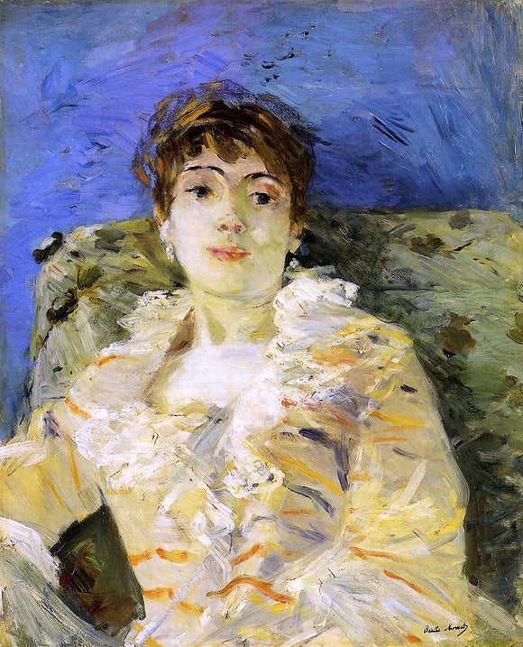  Berthe Morisot Young Woman on a Couch - Canvas Art Print