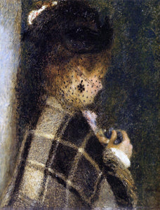  Pierre Auguste Renoir Young Woman with a Veil - Canvas Art Print