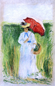  Camille Pissarro Young Woman with an Umbrella - Canvas Art Print
